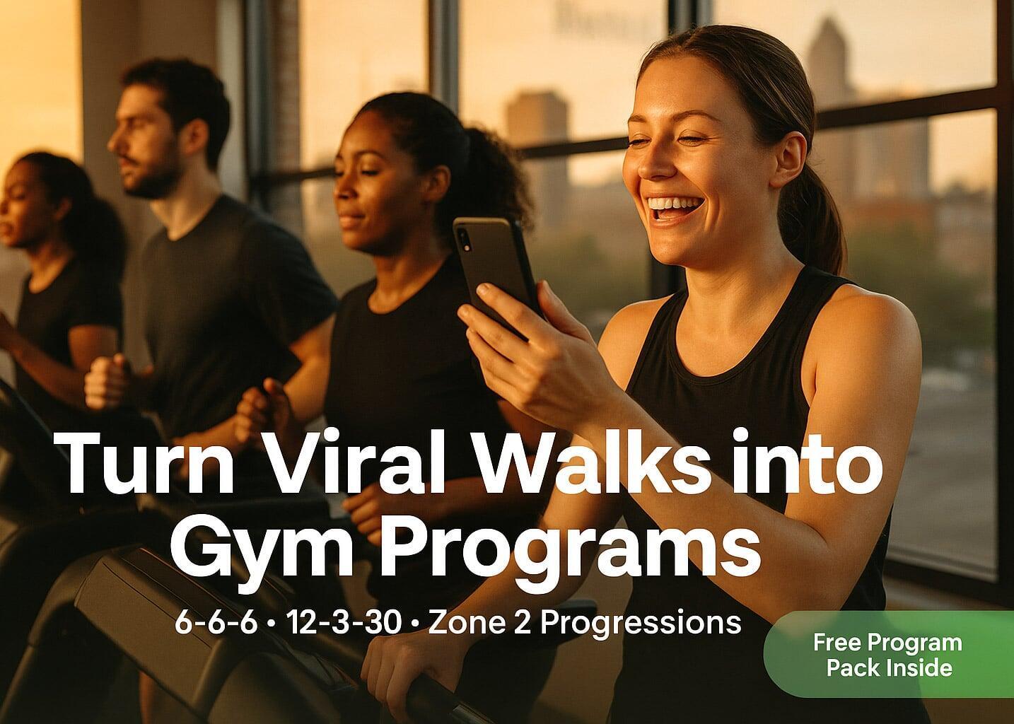 Convert Viral Walks into Gym Programs