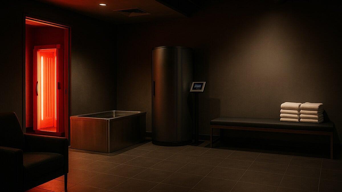 How Red Light Therapy Cold Plunge and Cryo Can Pay For Your Recovery Lounge